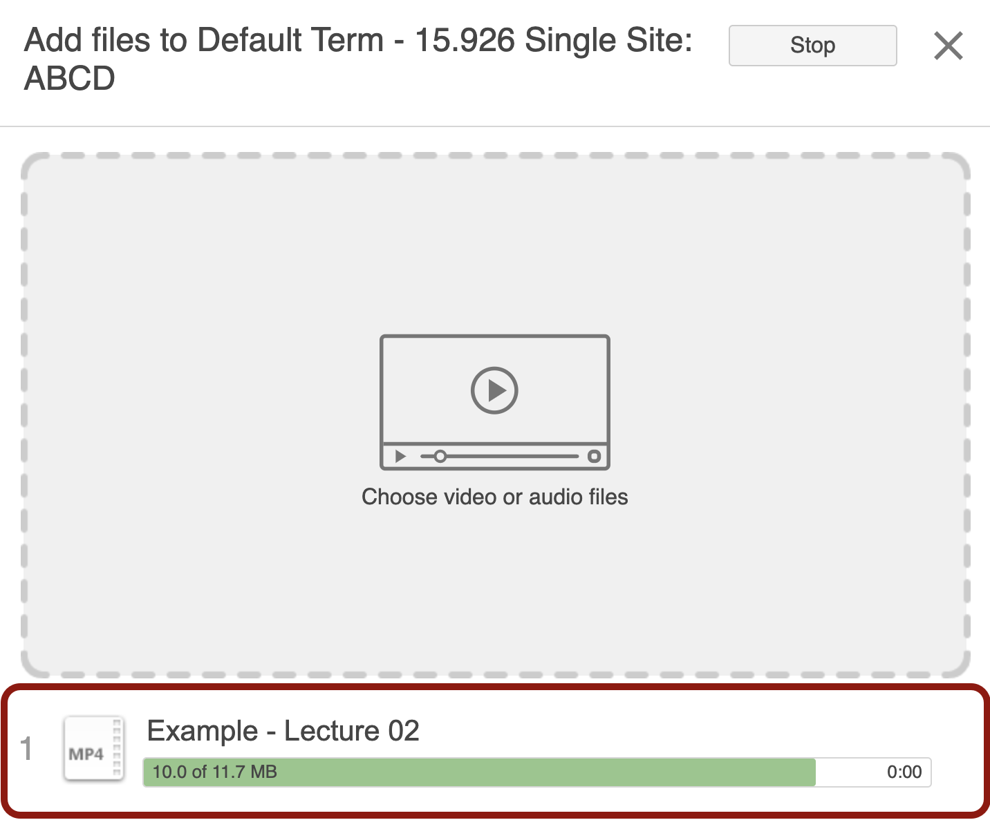 File Upload Progress